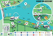 Sensory and Access Map for Crab Fest 2023